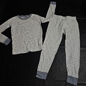 Lake Girls White Snowflake Pajamas 7